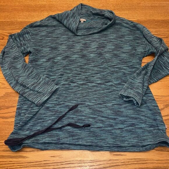 Talbots Sweaters - Talbots Sweater Womens Size 0X Blue Turtleneck Long Sleeve Cotton Polyester